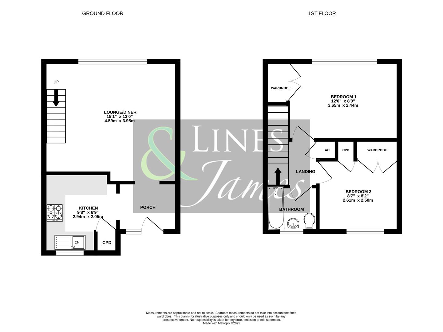 Floorplan for North Parade, Horsham